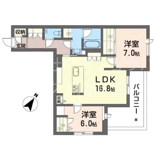 クレストメゾン【4階】の間取り