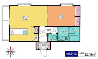 GA3・ひかり【1階】の間取り