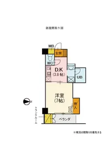 ネオハイム日之出【2階】の間取り
