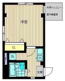 ヴィラルネサンス【2階】の間取り