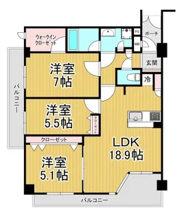 イトーピア夙川結善町【2階】の間取り