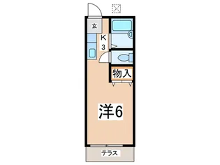 ジュネス【1階】の間取り