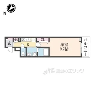 セレーノ東生駒C【2階】の間取り