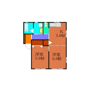 フローラル・コ-トS-I【1階】の間取り