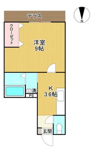 グレースパピヨン【1階】の間取り