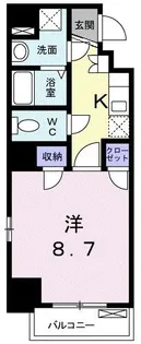 ヒルクレスト広尾【5階】の間取り