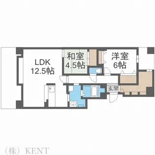 ダイアパレス北円山第3【2階】の間取り