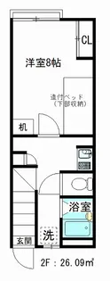 サラリエ【2階】の間取り