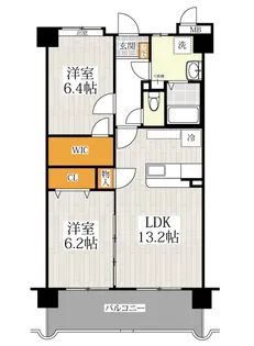 アドミラーブル【6階】の間取り