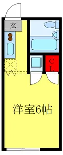 ナルドハイツ【1階】の間取り