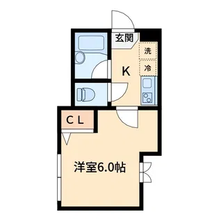 メゾン石神白山【2階】の間取り