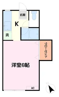 第一橘荘【1階】の間取り