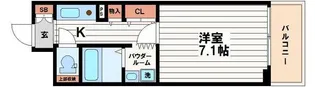 サムティ本町橋【7階】の間取り