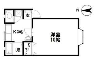マーセルロンドA棟【2階】の間取り