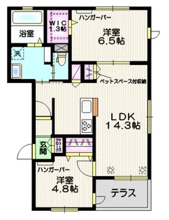 MAISON SKY【1階】の間取り