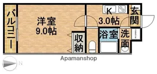 キャロットファーム【1階】の間取り