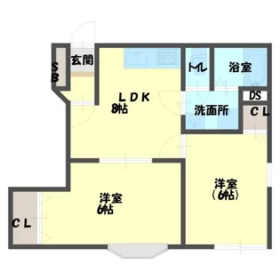 ルーナジェーナ【1階】の間取り