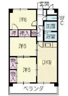 オアシス 12【1階】の間取り