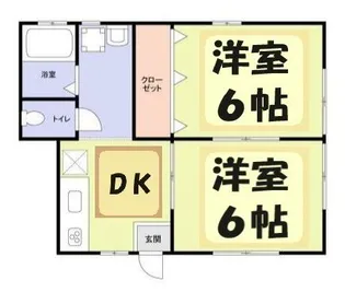ベルナール【1階】の間取り