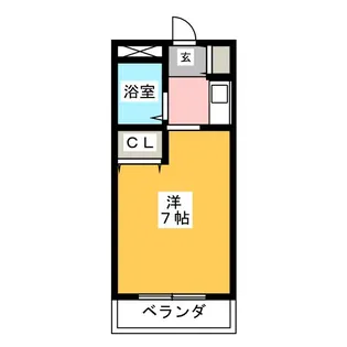 ジョイフル御器所II【5階】の間取り