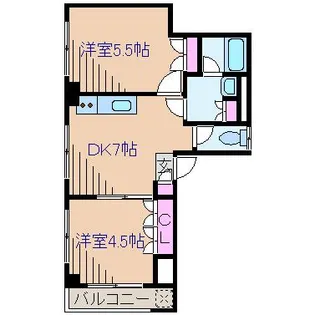 サウスタウン妙蓮寺II【3階】の間取り