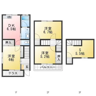 ハイツ岡崎の間取り