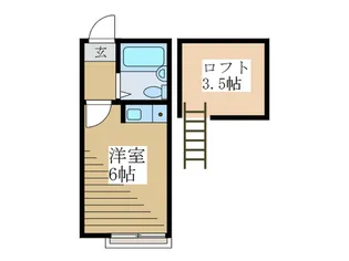 コーポZEN【1階】の間取り
