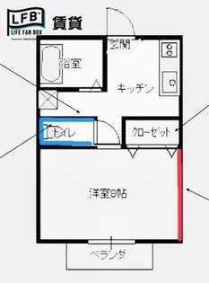 シェルコート【2階】の間取り