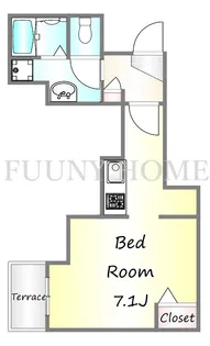 フルール【1階】の間取り