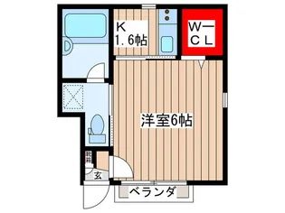 ホワイトコ-ポ【1階】の間取り