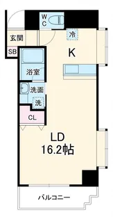 アクシア八芳【4階】の間取り