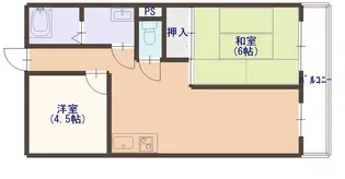 スエヨシハイツ【3階】の間取り