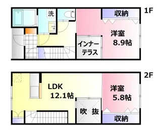 M-STYLE北大河の間取り