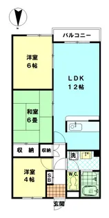 ピアジェ弐番館【3階】の間取り