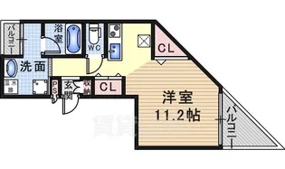 グラディオ伊丹【5階】の間取り
