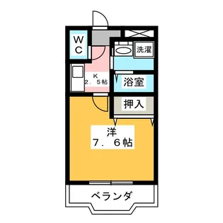 パル・ハセトン清洲【2階】の間取り