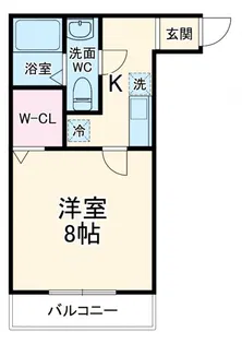 フィオーレ津田沼【2階】の間取り