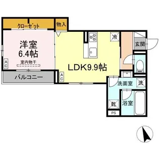 アルドゥール【2階】の間取り