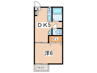 シティハイツI【1階】の間取り