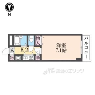 サンモール【5階】の間取り
