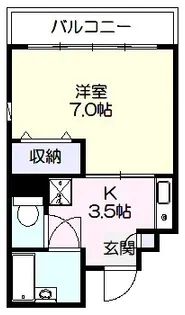 第8むさしマンション【1階】の間取り