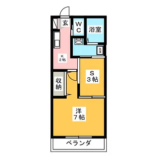 ヒルズコート平松【3階】の間取り