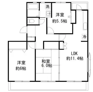 V-room成城南【1階】の間取り