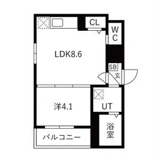 F asecia Tabit【2階】の間取り