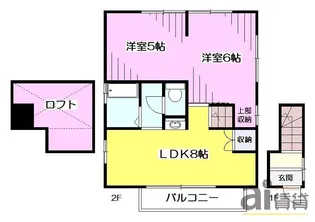 スピード若木第3【2階】の間取り