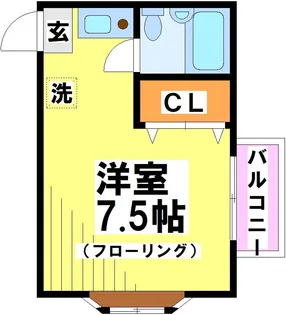 プランドール弐番館A棟【2階】の間取り