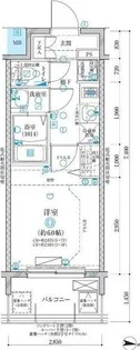 ディアレイシャス名古屋大須通南【4階】の間取り