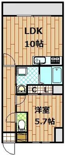 クレールメゾン【3階】の間取り