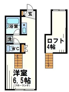 HI CUBE【2階】の間取り