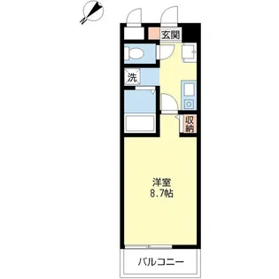 リバティープラザ花園II【4階】の間取り